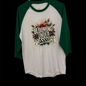 Green and White Baseball Tee! NEW!